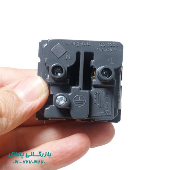 پریز برق سفید MK لگراند 77505 - Image 3