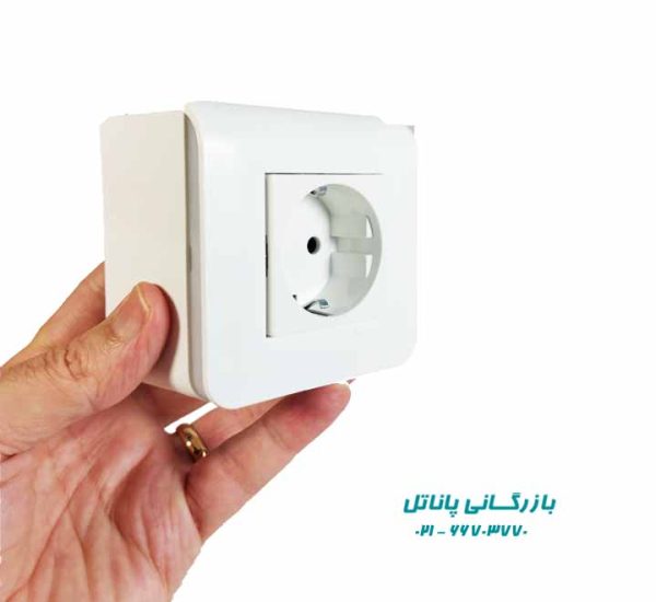 پریز برق سفید لگراند مدل موزائیک (طرح وارداتی) - Image 2