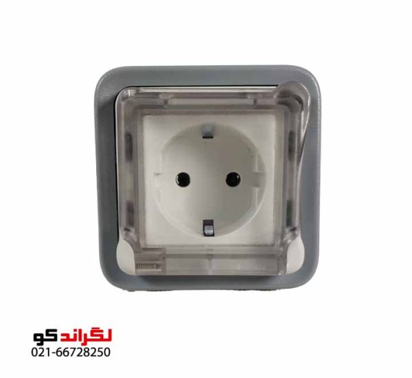 پریز برق سفید توکار ضد آب پلکسو لگراند - Image 2