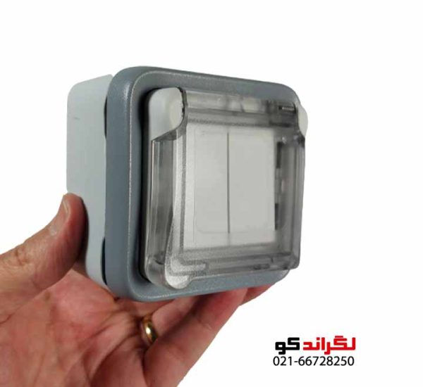 کلید دوپل روکار ضد آب پلکسو لگراند - Image 2